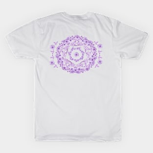 Violet Purple Rhapsody Floral T-Shirt